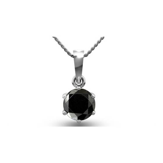 Anhänger mit schwarzem Diamanten