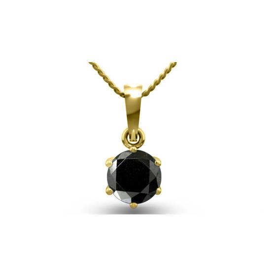 Anhänger mit schwarzem Diamanten