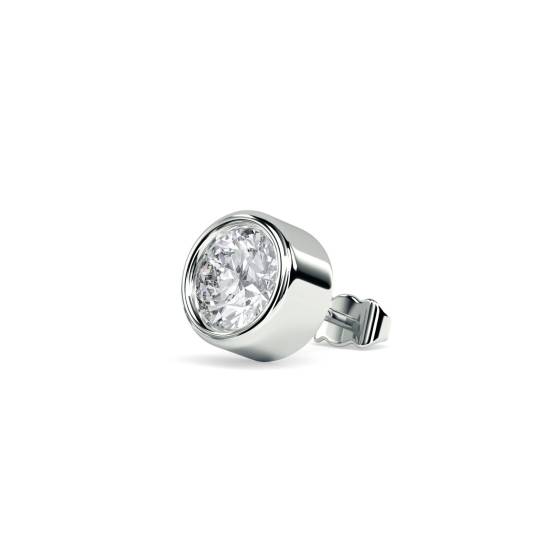 Herren-Diamant-Ohrstecker
