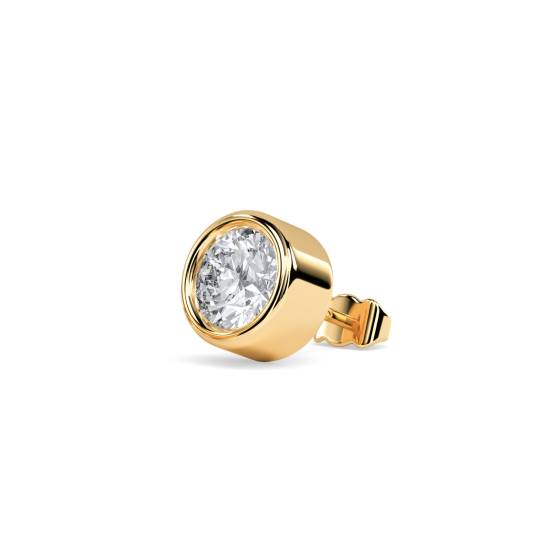 Herren-Diamant-Ohrstecker