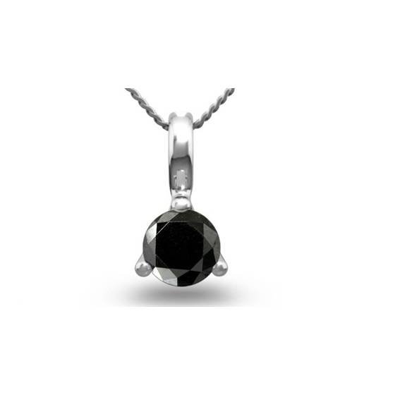 Anhänger mit schwarzem Diamanten