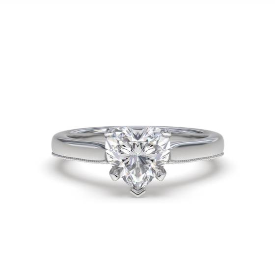 Herzförmiger Diamant-Verlobungsring