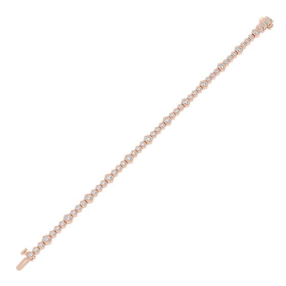 Armband mit runden Diamanten