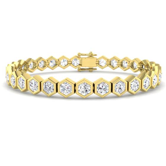 Armband mit rund geschliffenem Diamanten
