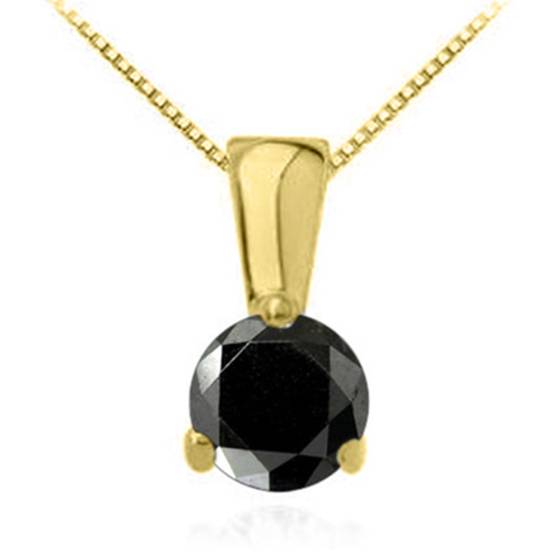 Anhänger mit schwarzem Diamanten