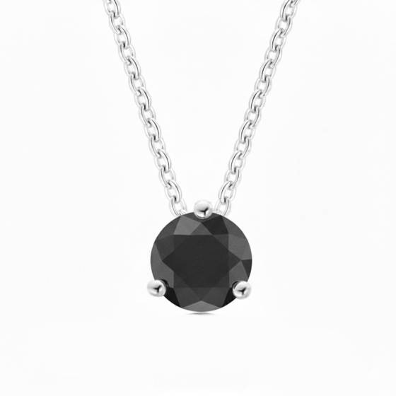 Anhänger mit schwarzem Diamanten