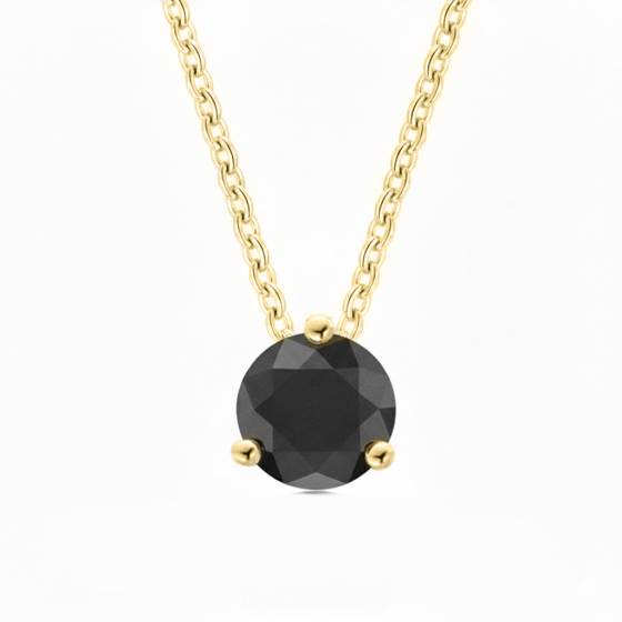 Anhänger mit schwarzem Diamanten