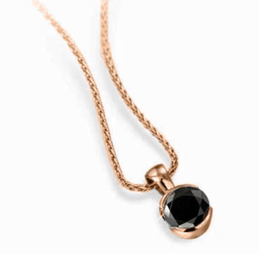 Anhänger mit schwarzem Diamanten