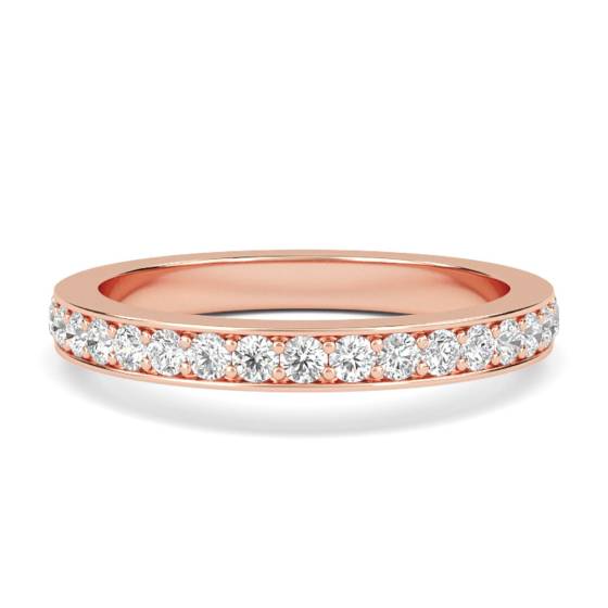 Ehering mit rundem Diamanten (1,00 ct)