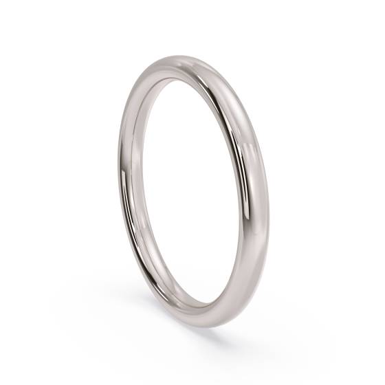 DHWEL2 Traditioneller Ehering – Leichtgewicht, 2 mm breit
