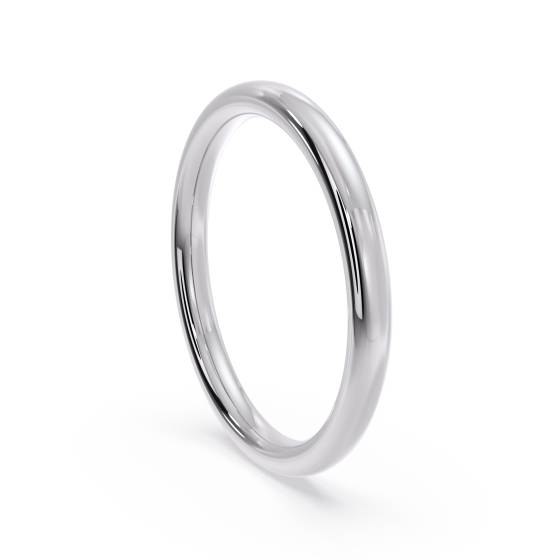 DHWEL2 Traditioneller Ehering – Leichtgewicht, 2 mm breit