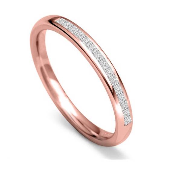 2,5 mm Prinzess-Diamant-Ehering