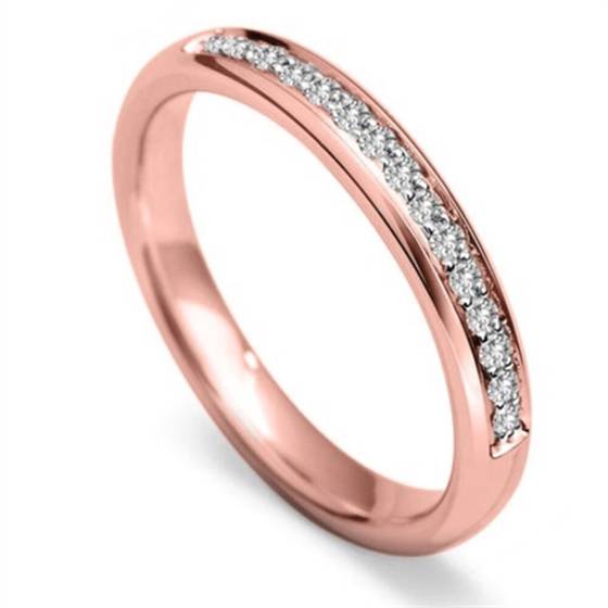 3 mm runder Diamant 40 % Ehering