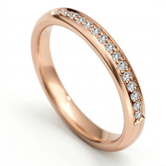 4 mm runder Diamant 40 % Ehering