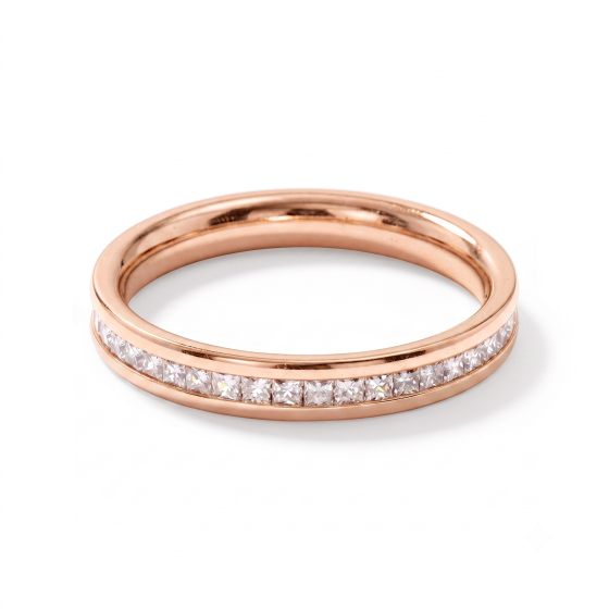 3 mm Prinzessdiamant 40 % Ehering