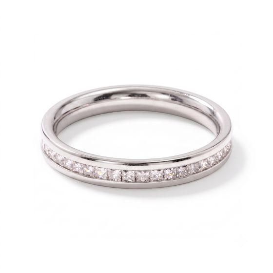 3 mm Prinzessdiamant 40 % Ehering