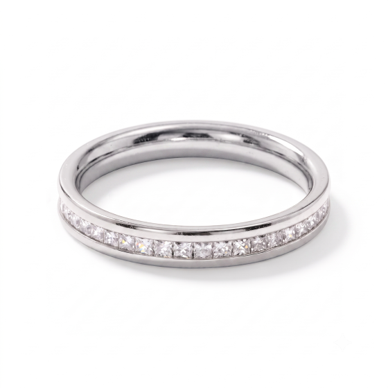 3 mm Prinzessdiamant 40 % Ehering