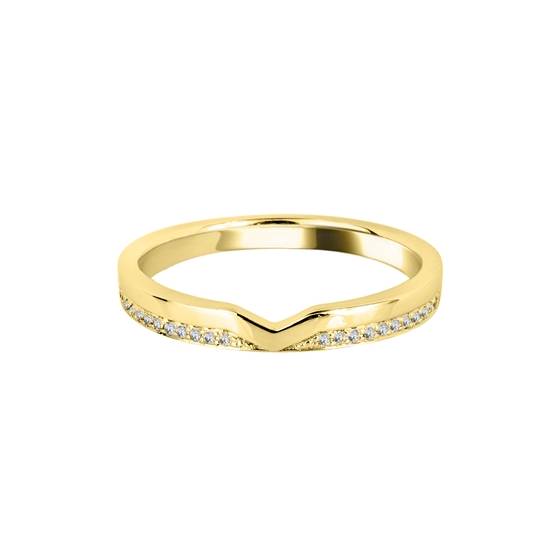 0,10 ct VS/F-G Runder Diamant-Ehering
