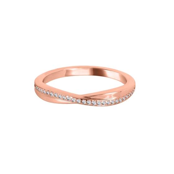0,15 ct VS/F-G Rundschliff-Diamant-Ehering