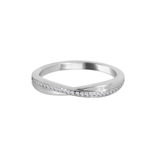 0,15 ct VS/F-G Rundschliff-Diamant-Ehering