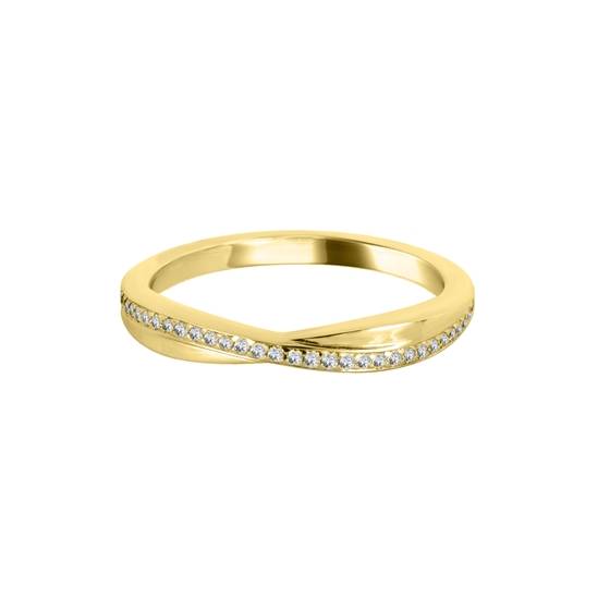 0,15 ct VS/F-G Rundschliff-Diamant-Ehering
