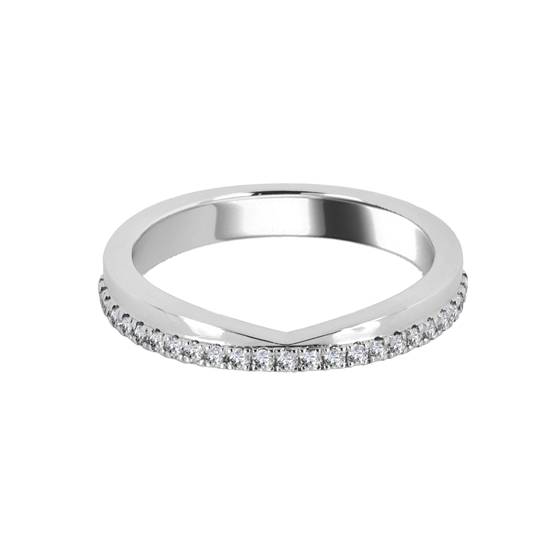 0,20 ct VS/F-G Runder Diamant-Ehering