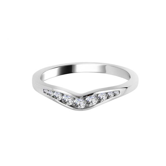 0,20 ct VS/F-G Runder Diamant-Ehering