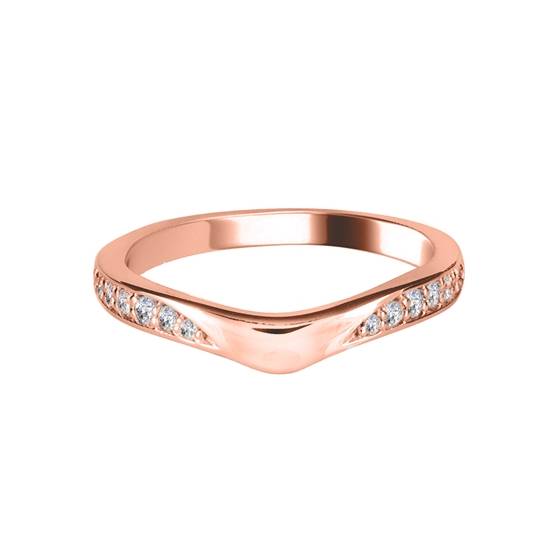 0,20 ct VS/F-G Runder Diamant-Ehering