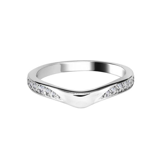 0,20 ct VS/F-G Runder Diamant-Ehering