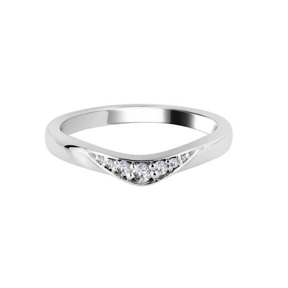 0,10 ct VS/F-G Runder Diamant-Ehering