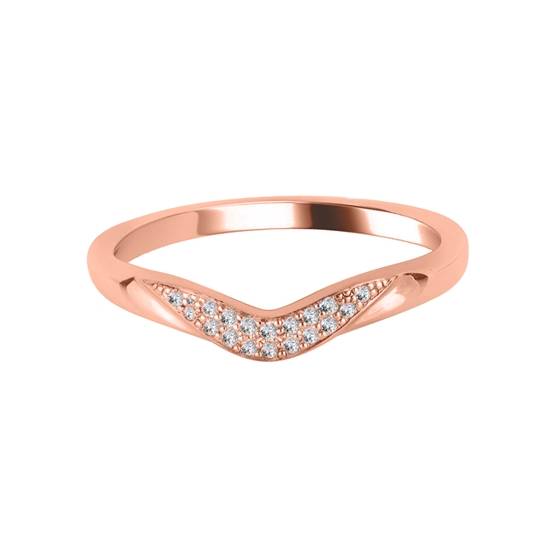 0,10 ct VS/F-G Runder Diamant-Ehering