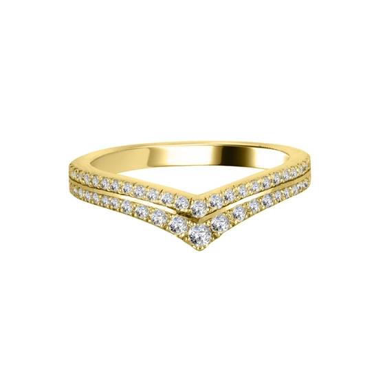 0,35 ct VS/F-G Rundschliff-Diamant-Ehering
