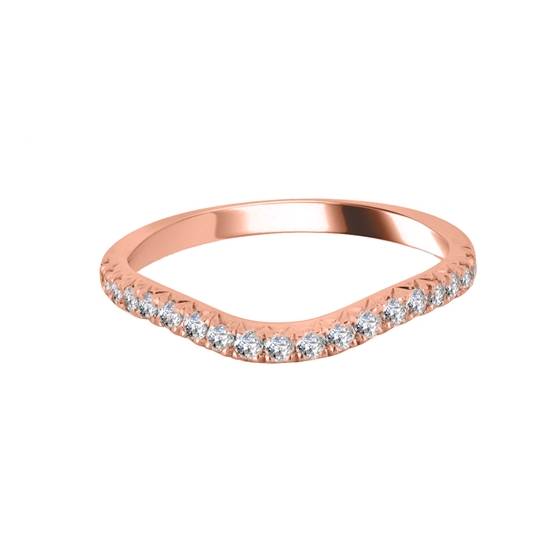 3 mm VS/F-G Runder Diamantförmiger Ehering
