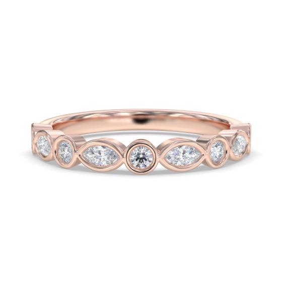 3 mm Designer-Diamant-Ehering
