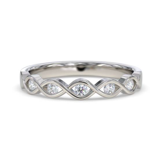 2,5 mm Designer-Diamant-Ehering