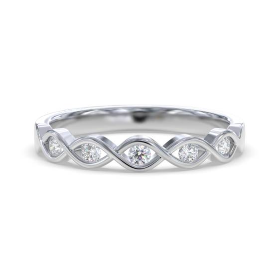 2,5 mm Designer-Diamant-Ehering
