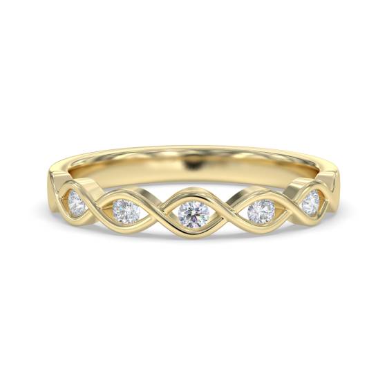 2,5 mm Designer-Diamant-Ehering