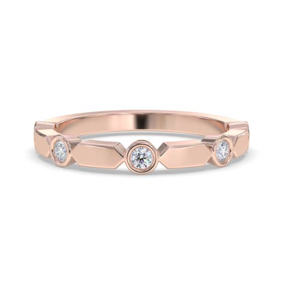 3 mm Designer-Diamant-Ehering
