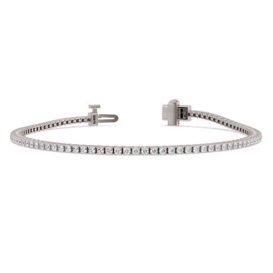 Klassisches einreihiges Diamant-Tennisarmband