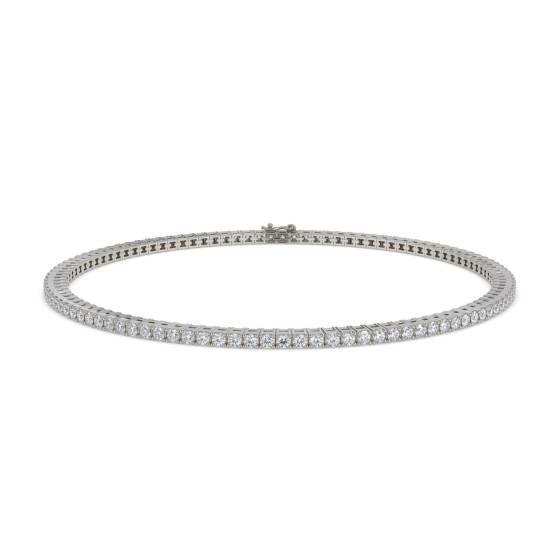 Klassisches einreihiges Diamant-Tennisarmband