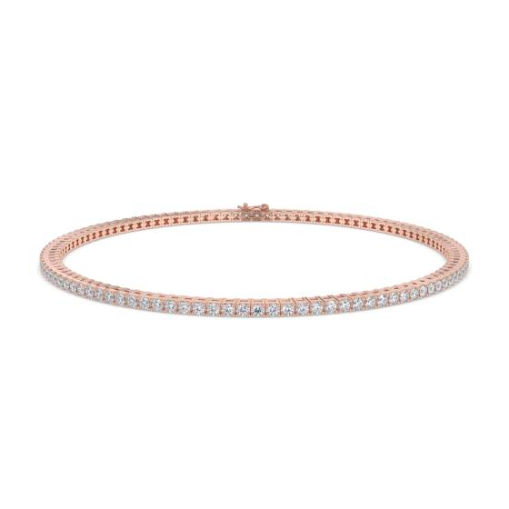 Klassisches einreihiges Diamant-Tennisarmband