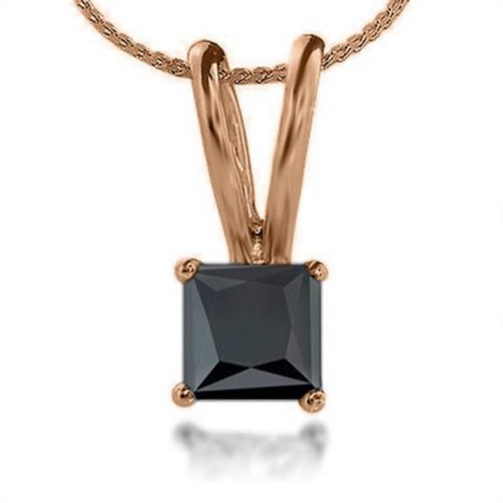 Anhänger mit schwarzem Diamanten