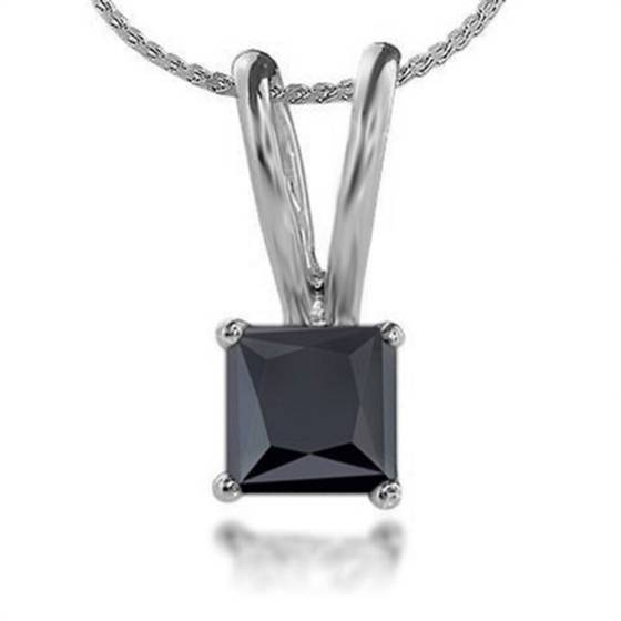 Anhänger mit schwarzem Diamanten