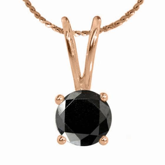Anhänger mit schwarzem Diamanten