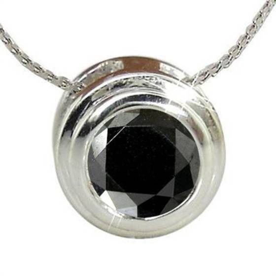 Anhänger mit schwarzem Diamanten
