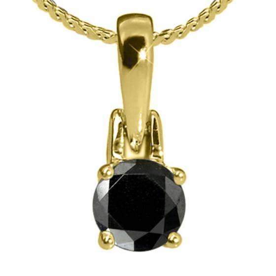Anhänger mit schwarzem Diamanten