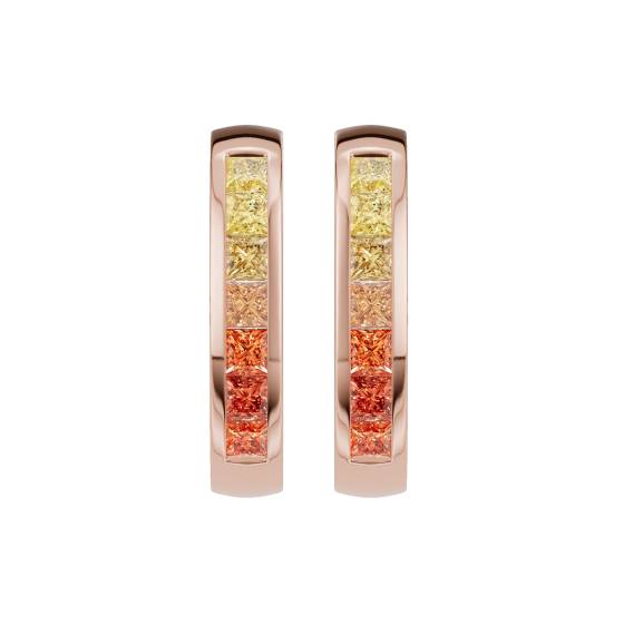 Ombre Saphir Creolen