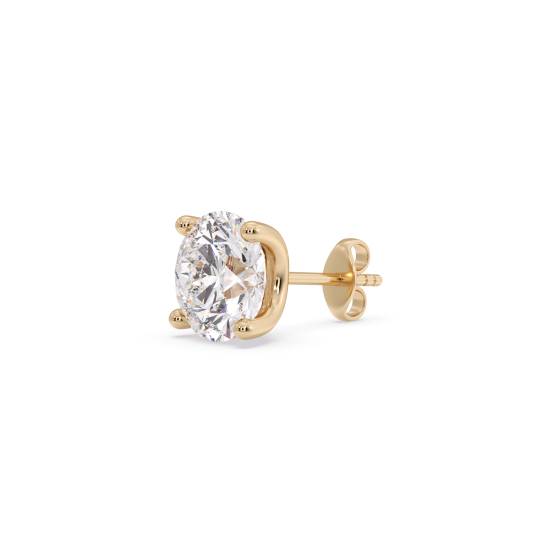 Herren-Diamant-Ohrstecker