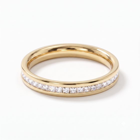 3 mm Prinzessdiamant 60% Ehering
