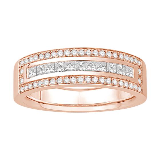 Herren-Ehering mit Diamanten